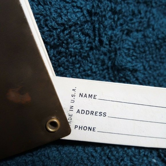 Vintage Miniature brass address book - Picture 2 of 5